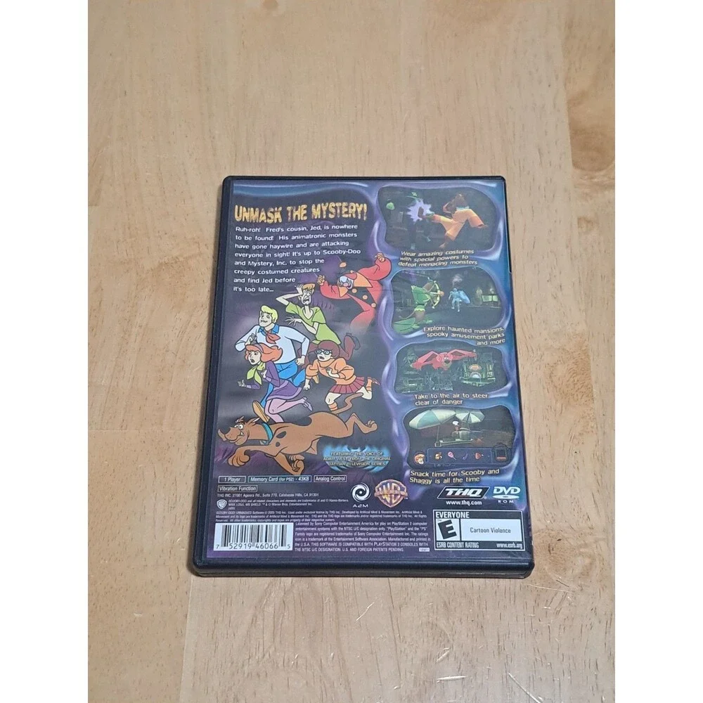 Scooby-Doo! Unmasked 2005 Sony PlayStation 2 PS2 Complete Video Game Untested